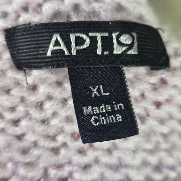 Apt 9 Size XL Bundle of 2 Loose Knit Sweaters Sequin Stripes Round Neck - Picture 12 of 15